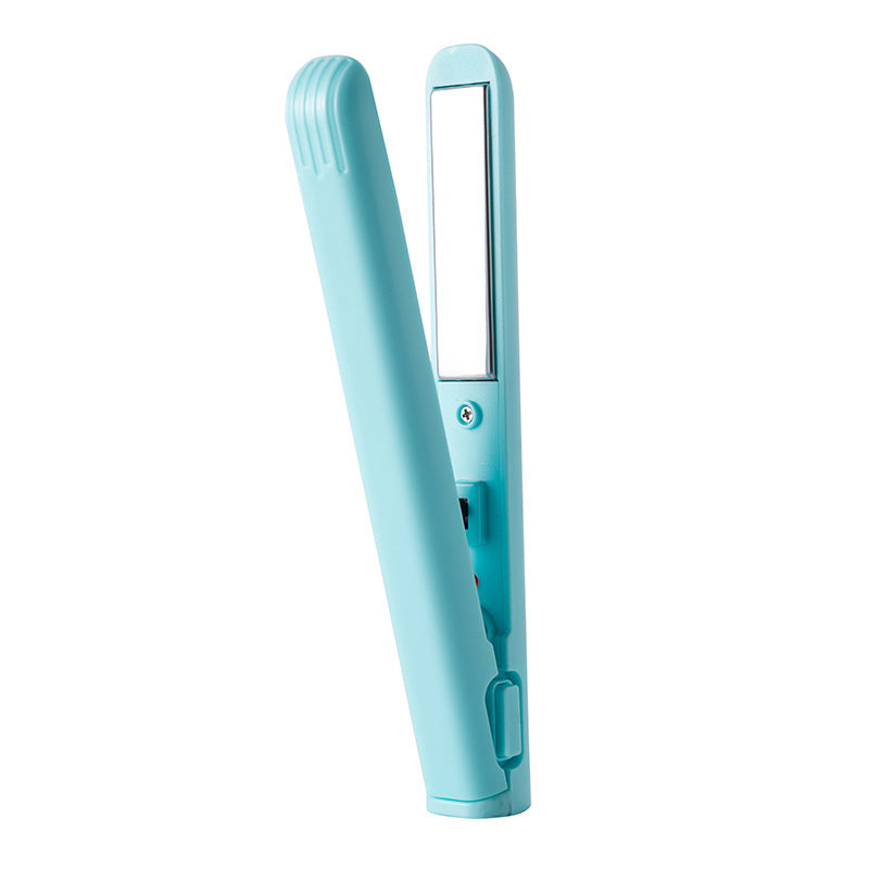 مكواة شعر ميني 2 في 1 محمولة بمنفذ USB | Hair Curler And Straightener Dual-use Portable Usb Interface Mini Hair Styling Iron
