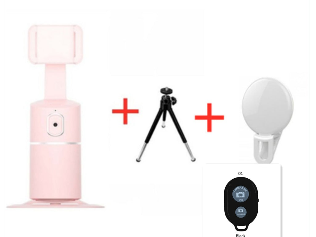 Smart Face Recognition Tracking PTZ Mobile Phone Stand Live Broadcast | حامل هاتف ذكي بتتبع الوجه للبث المباشر