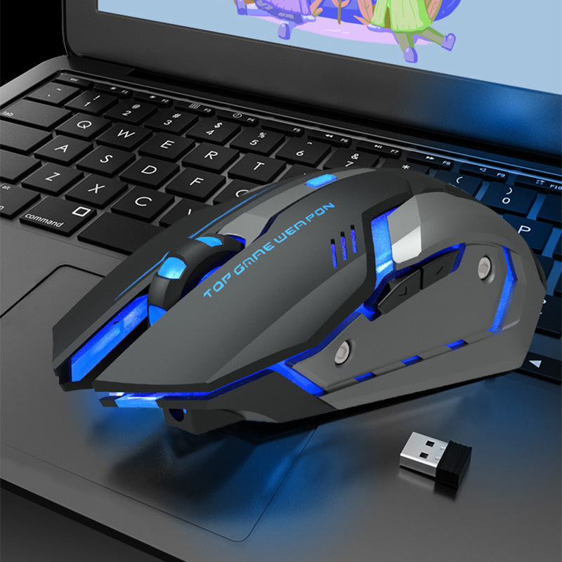 ماوس جيمينج لاسلكي صامت بشحن لاسلكي | Wireless Charging Silent Gaming Mouse Machinery