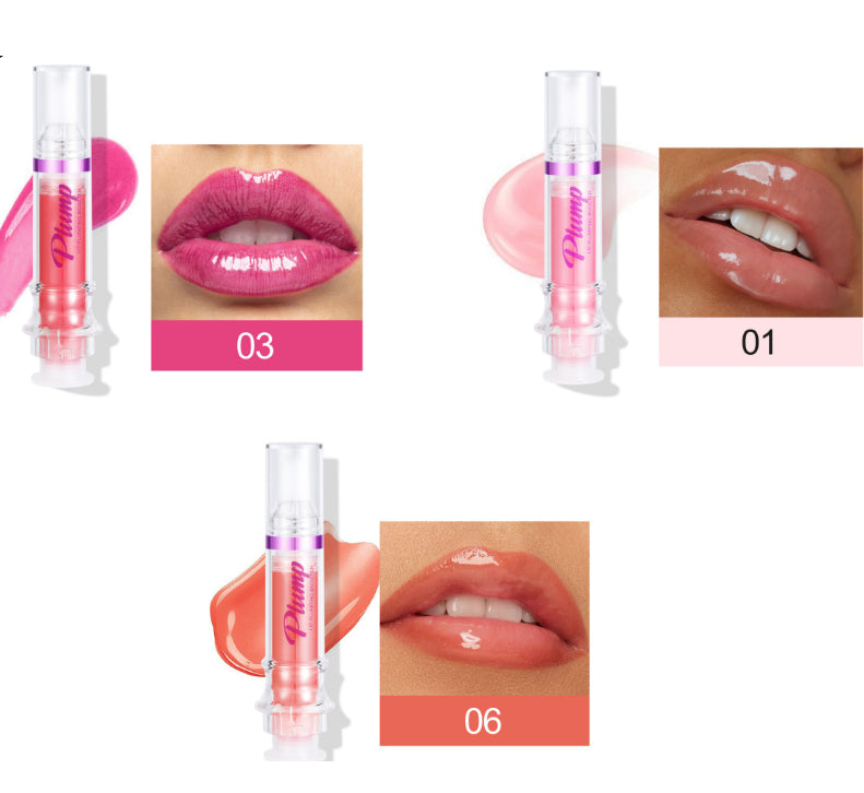 أحمر شفاه سائل لامع | New Tube Lip Rich Lip Color Liquid Lipstick Mirror