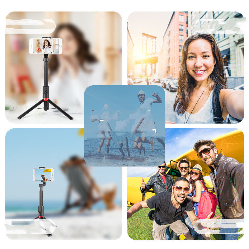Selfie Stick Mobile Phone Bluetooth Universal Tripod | عصا سيلفي بلوتوث حامل ثلاثي عالمي للهواتف المحمولة