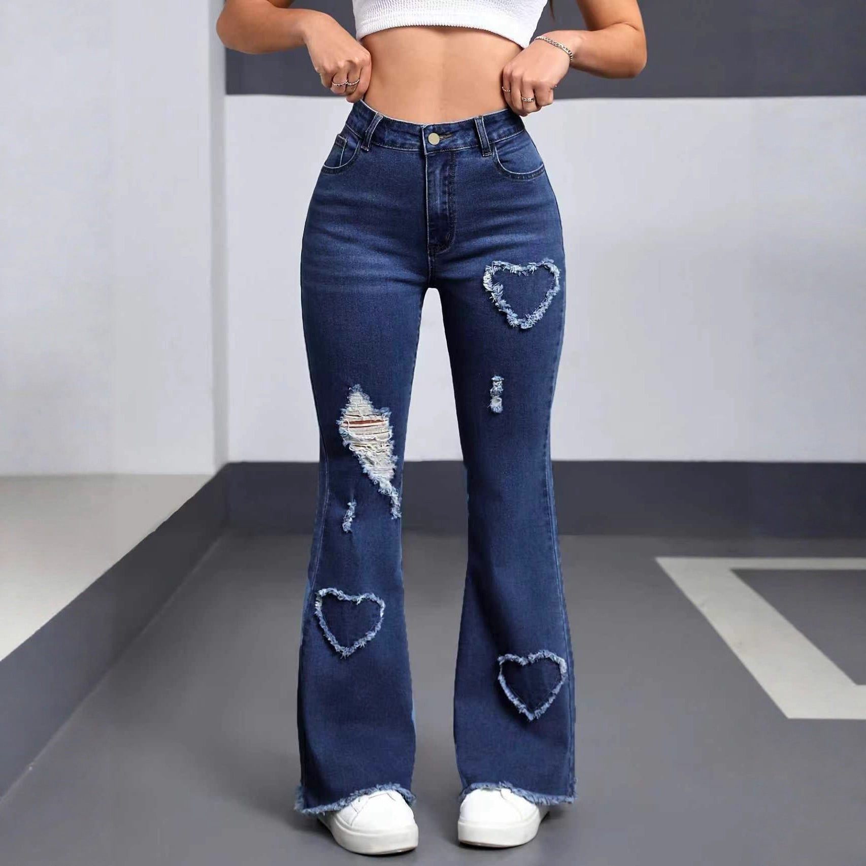 جينز نسائي كاجوال أنيق | Stylish Casual Denim Jeans For Women