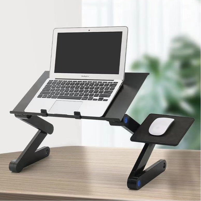 طاولة كمبيوتر قابلة للطي مع مروحتين لتبريد اللابتوب | Folding Computer Desk Notebook Computer Stable With Double Fan