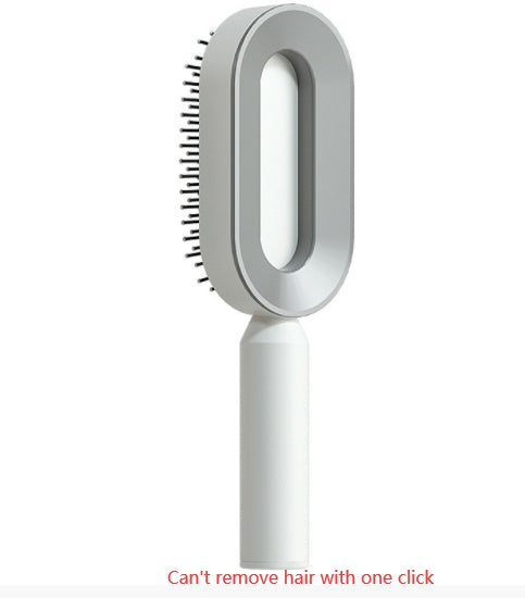 فرشاة شعر ذاتية التنظيف بضغطة واحدة مضادة للكهرباء لمساج فروة الرأس | Self Cleaning Hair Brush One-key Cleaning Anti-Static Airbag Massage Scalp Comb