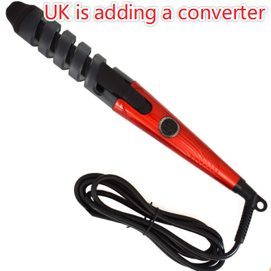 بكرة تجعيد شعر احترافية حلزونية | Professional Hair Curler Roller Magic Spiral Curling Iron