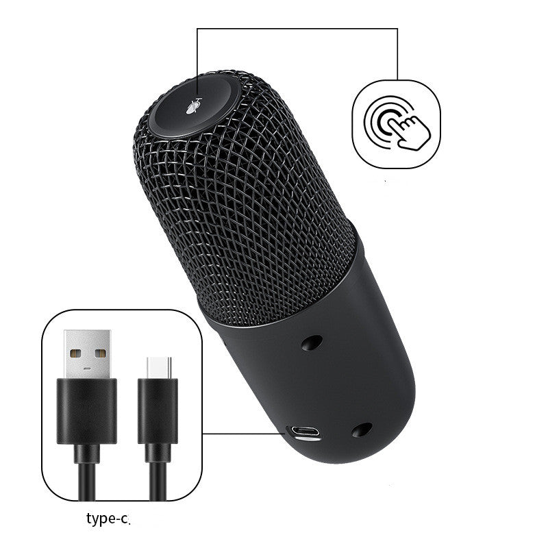 مايكروفون USB سلكي للكمبيوتر والألعاب والبث المباشر | USB Wired Microphone for PC Gaming & Live Streaming