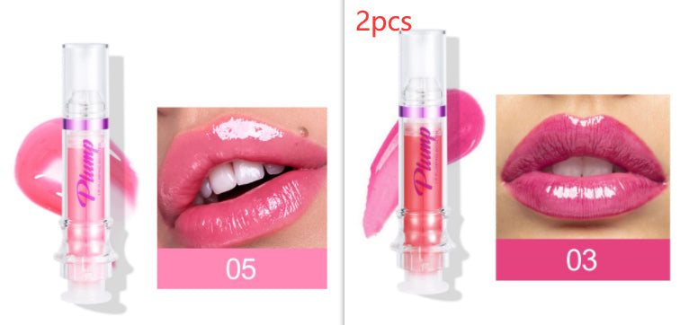أحمر شفاه سائل لامع | New Tube Lip Rich Lip Color Liquid Lipstick Mirror