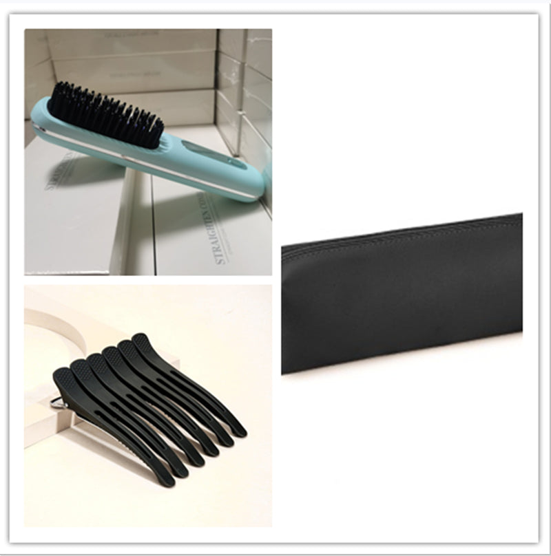 مشط تمليط لاسلكي 2 في 1 | 2 In 1 Straight Hair Comb Wireless Hair Straightener Brush