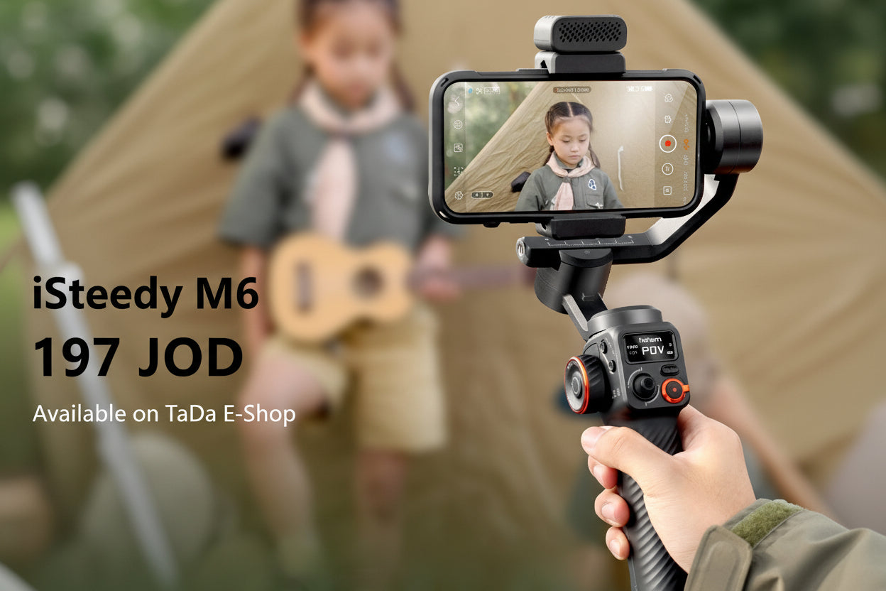 Vast Mobile Phone Stabilizer AI Face Tracking Gimbal | مثبت هاتف محمول بتتبع الوجه بالذكاء الاصطناعي