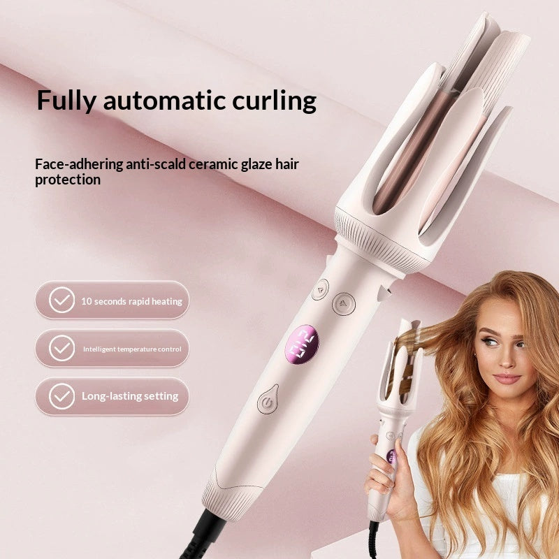 مكواة شعر أوتوماتيكية للتمويج بدرجة حرارة قابلة للتعديل | Lady's Large Wave Large-sized Woolen Curl Automatic Home Hair Curler Adjustable Temperature Egg Roll Hair Straightener