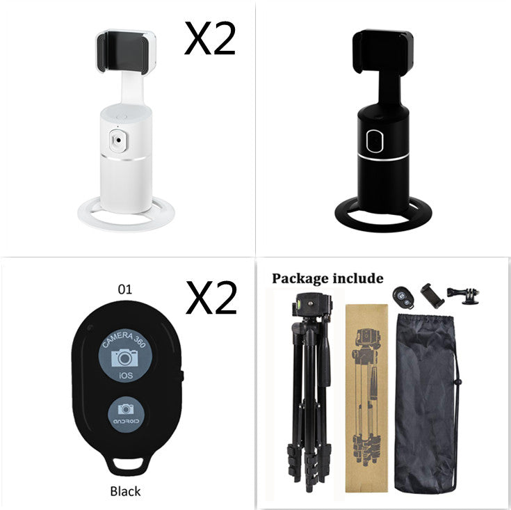 Smart Face Recognition Tracking PTZ Mobile Phone Stand Live Broadcast | حامل هاتف ذكي بتتبع الوجه للبث المباشر