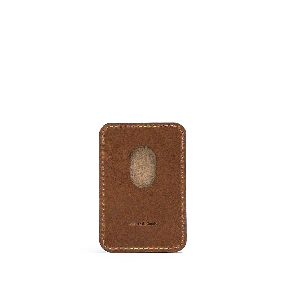 محفظة جلد طبيعي متوافقة مع MagSafe صناعة يدوية أوروبية | Full-Grain Leather Wallet Compatible with MagSafe Classic