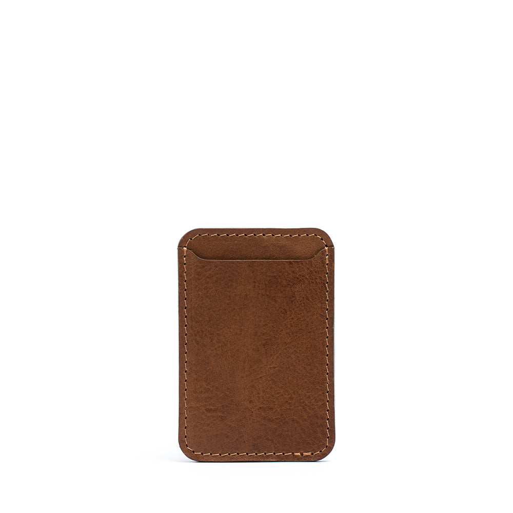 محفظة جلد طبيعي متوافقة مع MagSafe صناعة يدوية أوروبية | Full-Grain Leather Wallet Compatible with MagSafe Classic