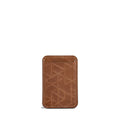 محفظة جلد طبيعي بنقش Vectors متوافقة مع MagSafe صناعة يدوية أوروبية | Leather Wallet MagSafe Classic Vectors Handmade Europe